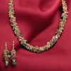 Asna multi gemstone cluster necklace