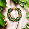 Asna emerald green gemstone bracelet