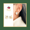 Demet pearl stud earrings