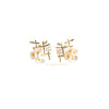 Demet pearl stud earrings