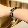 Asna black gemstone bracelet