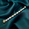 Noelle white freshwater pearl and gold bracelet