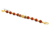 Maeve carnelian and gold bracelet