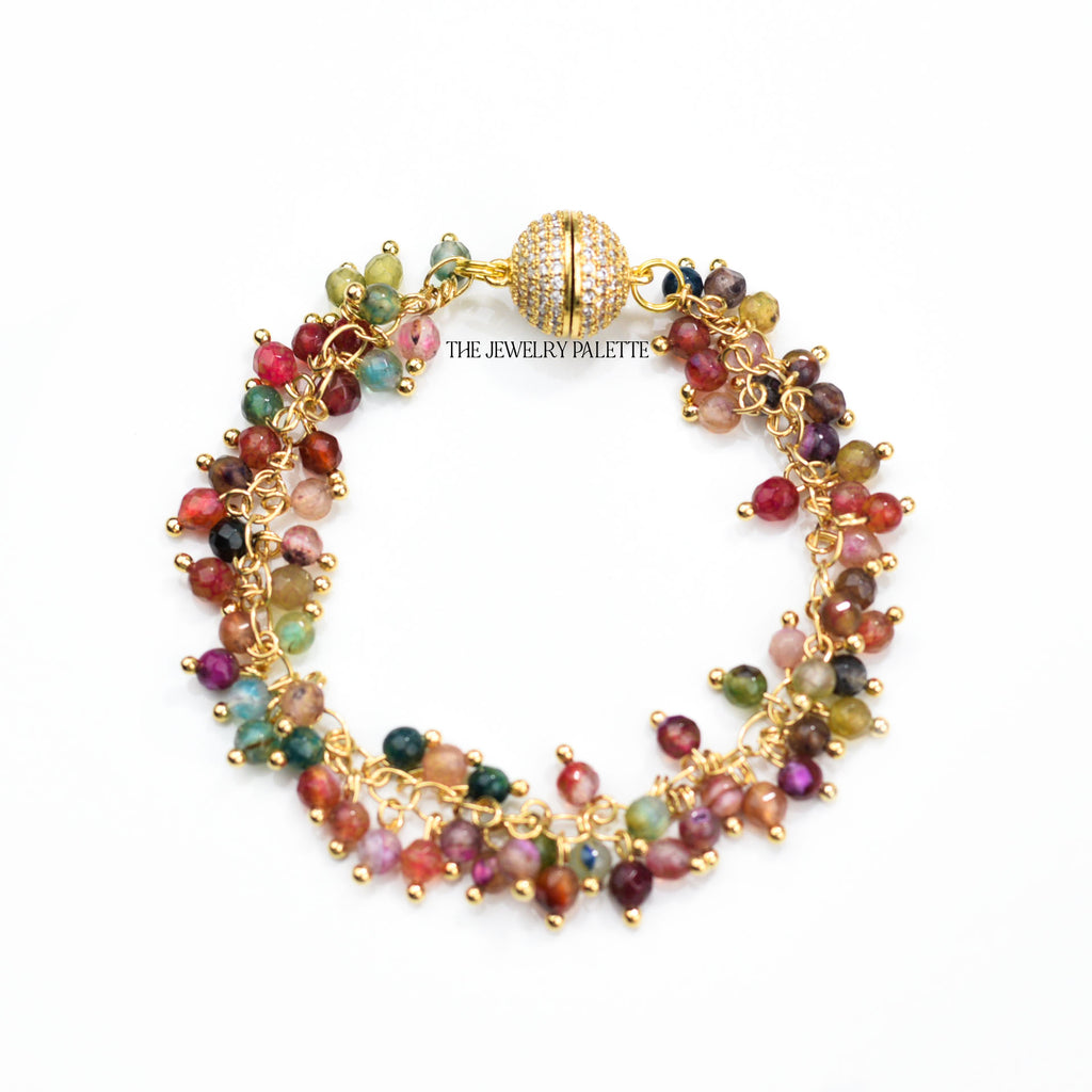 Asna multi gemstone bracelet