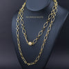 Valerie trendy metal link chain necklace - The Jewelry Palette