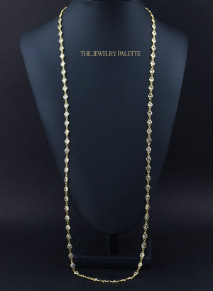 Kiara long single chain necklace - The Jewelry Palette