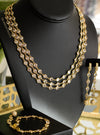 Kiara three tier chain necklace - The Jewelry Palette
