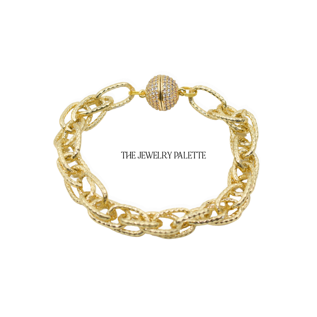 Quinn metal link bracelet - The Jewelry Palette