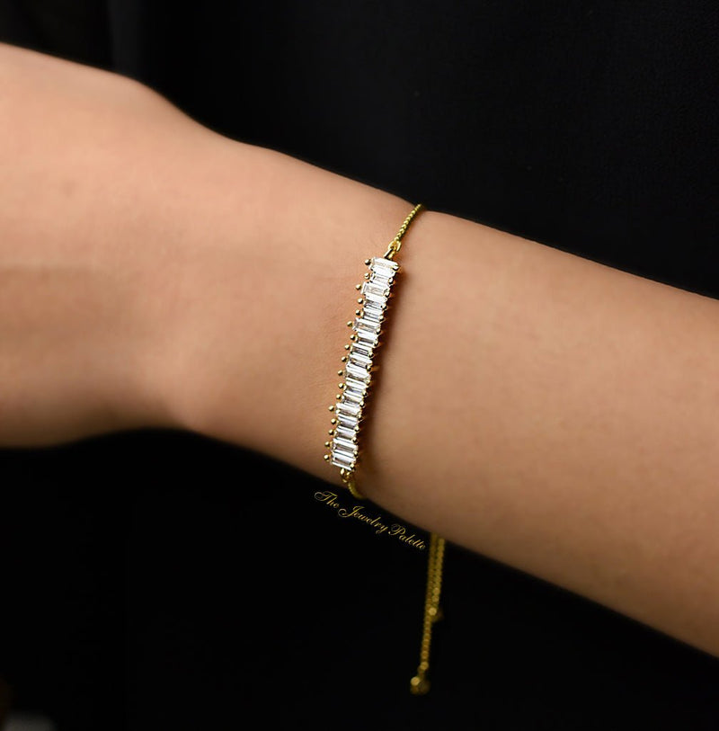 Avery zircon adjustable bracelet - The Jewelry Palette