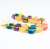 Cora citrine and multi gemstone two-tier bracelet - The Jewelry Palette