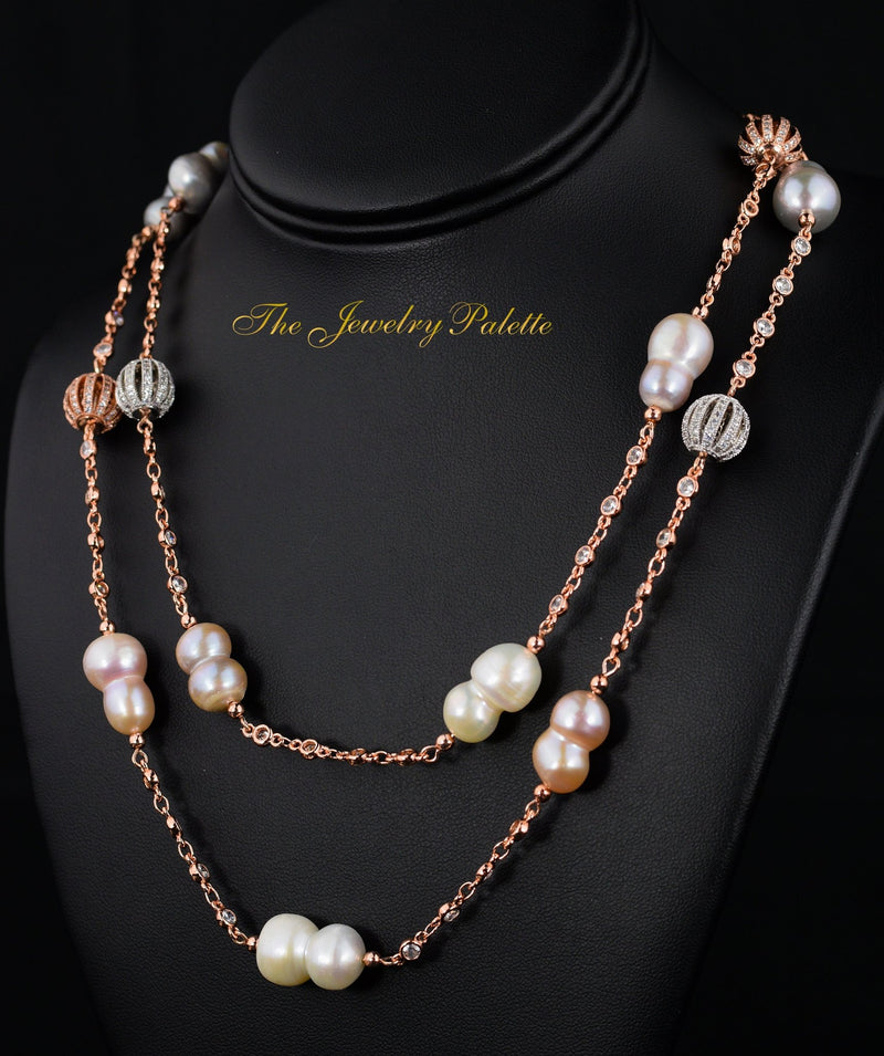 Lavender Pearl Necklace - House of Kahn Estate Jewelers