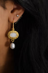 Lily pearl drop earrings - The Jewelry Palette