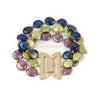 Luna three-tier coin pearl bracelet with gold clasp - The Jewelry Palette