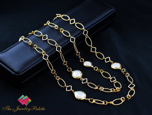 Valerie trendy metal link chain necklace - The Jewelry Palette